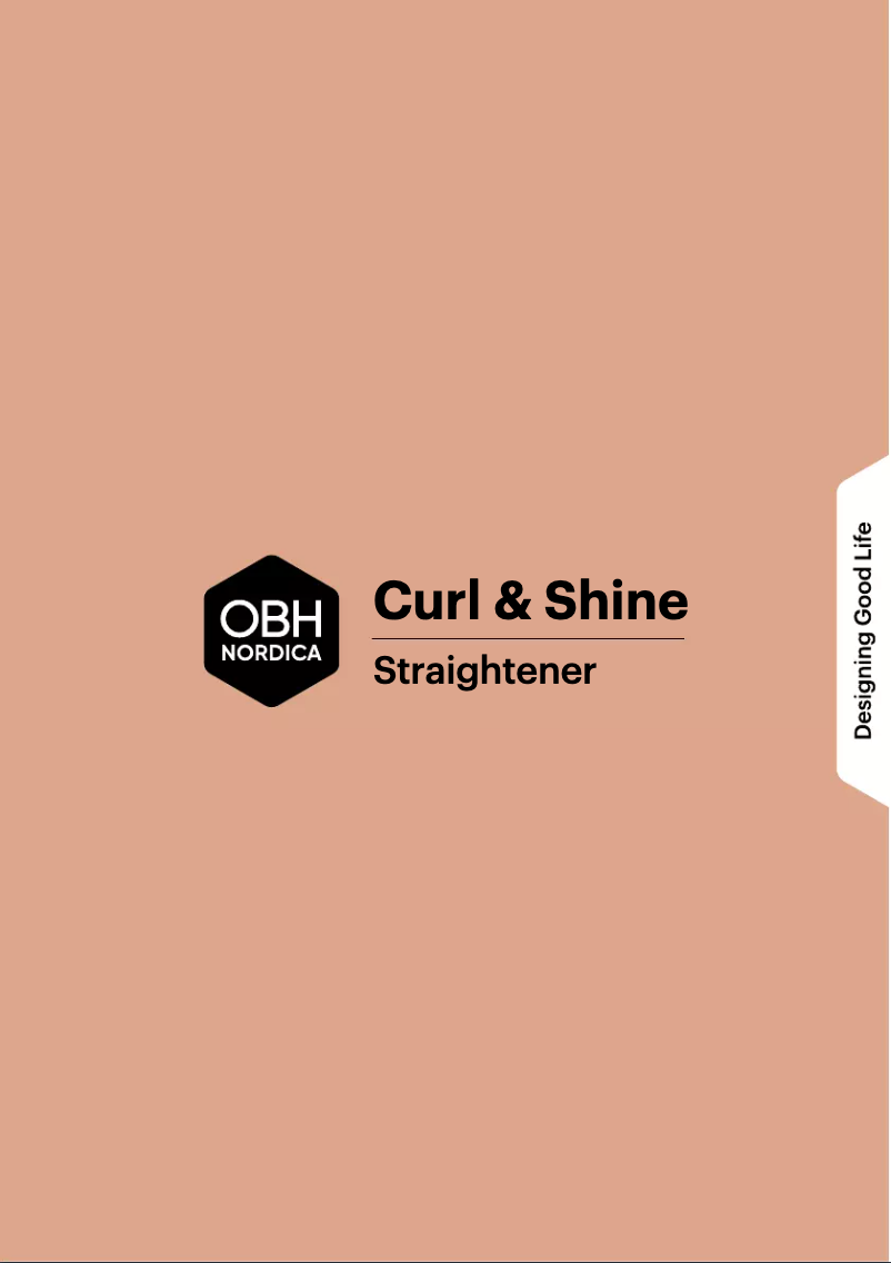 Page 1 of the manual User Manual OBH Nordica Curl & Shine
