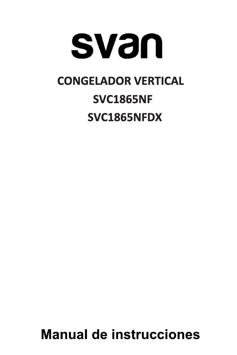 First page image of the manual for SVC1865NF
