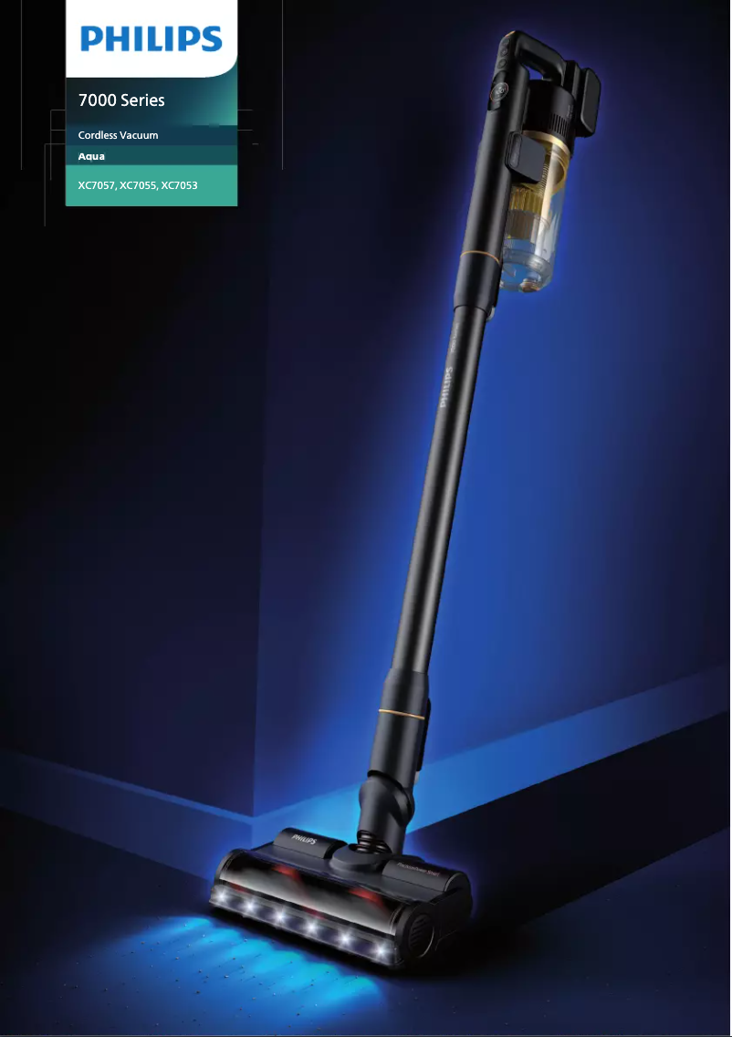 Page 1 of the manual User Manual Philips 7000 Series XC7055