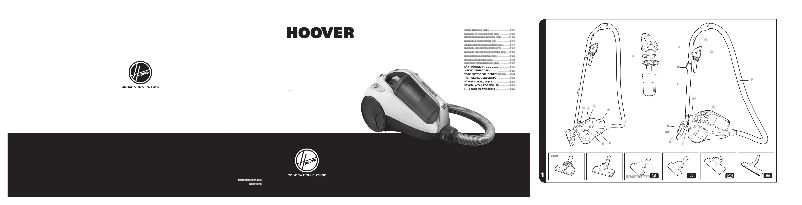 Page 1 of the manual User Manual Hoover RU70_RU22011