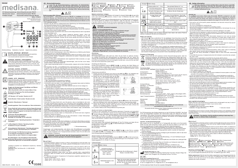 First page image of the manual for TM A79