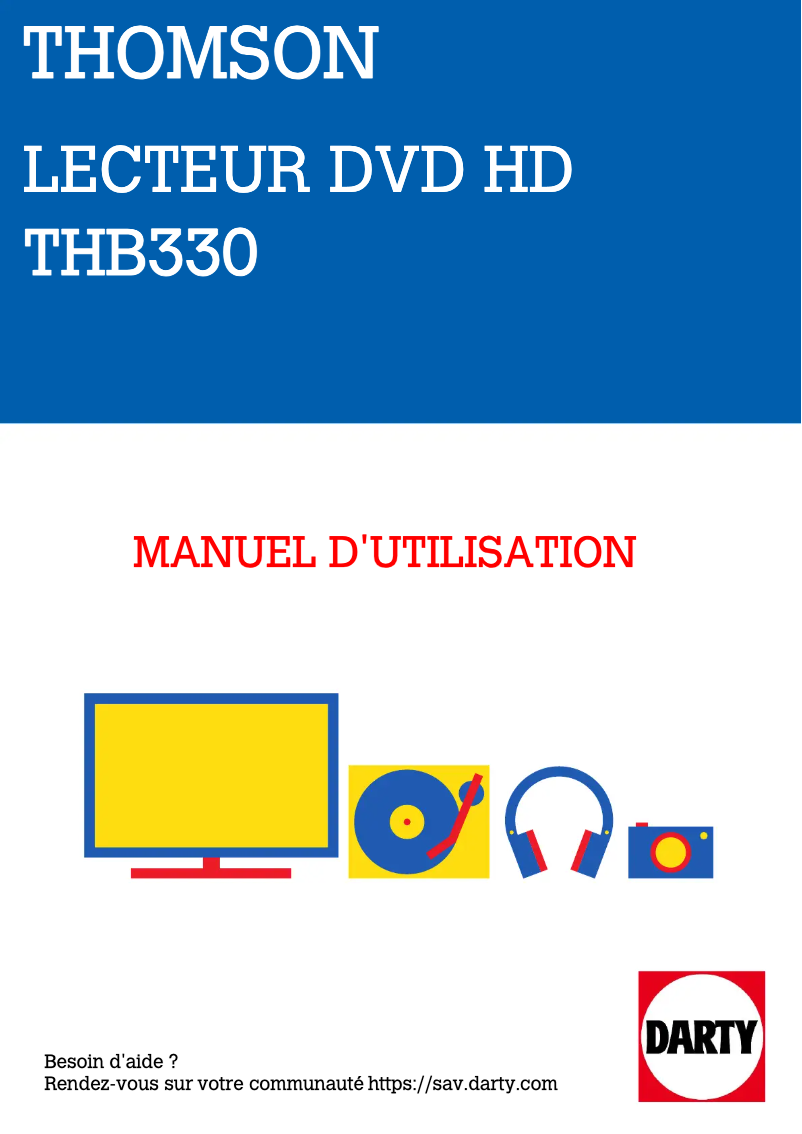 First page image of the manual for THB330