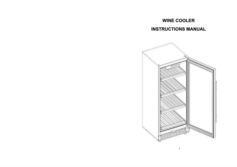 First page image of the manual for USF128D