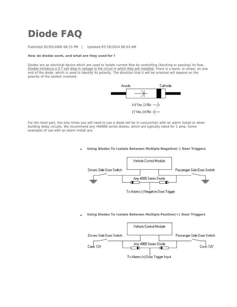 Page 1 of the manual User Manual Viper XpressKit 651T Diode