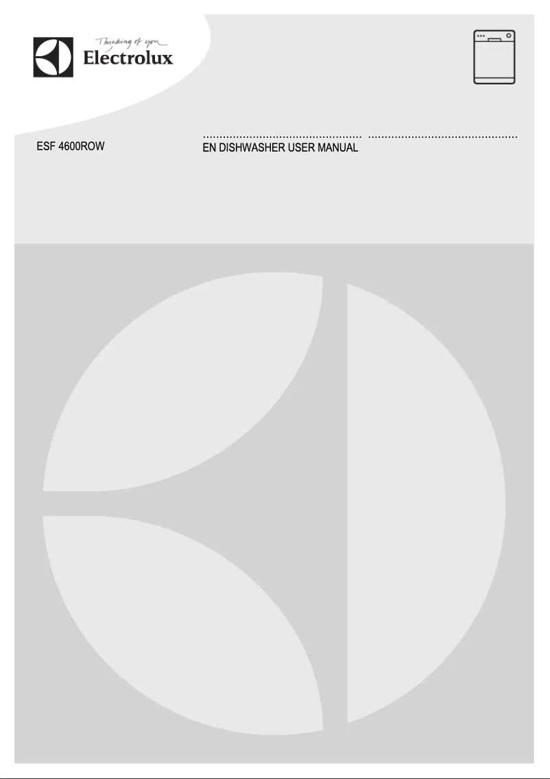Page 1 of the manual User Manual Electrolux ESF 4600