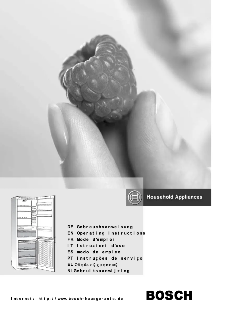Page 1 of the manual User Manual Bosch KGS 36A60