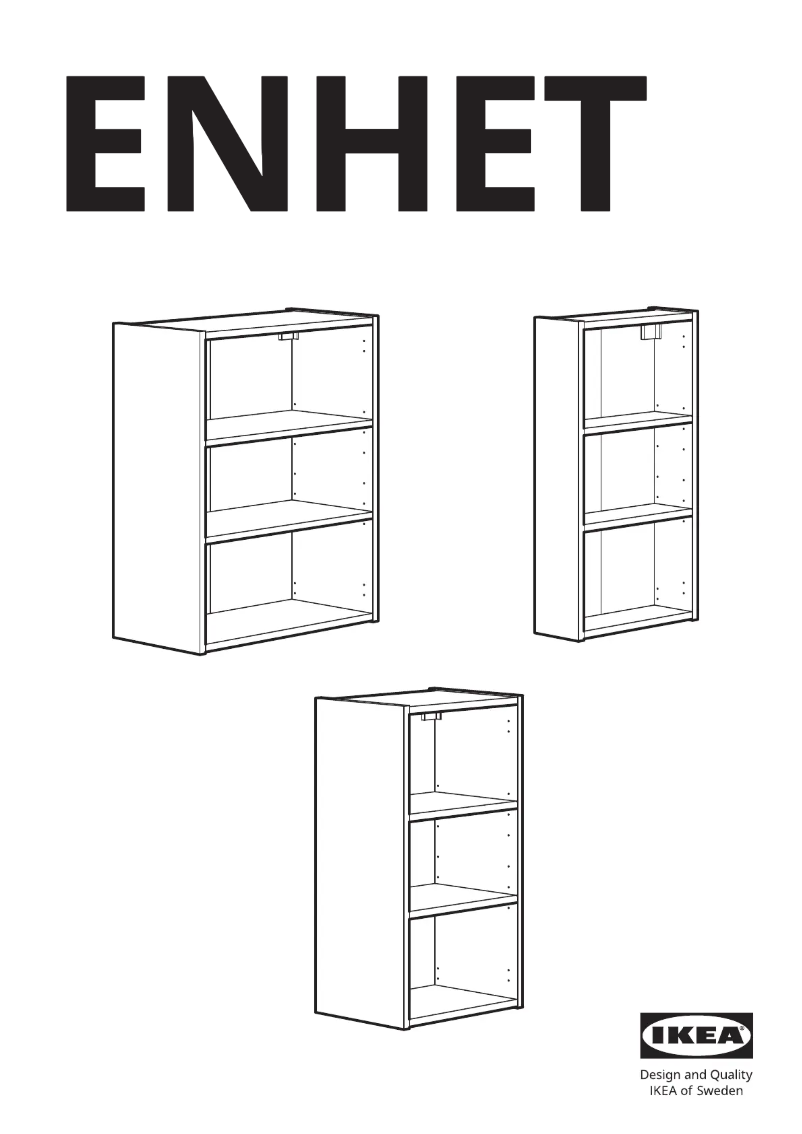 First page image of the manual for ENHET 504.404.12