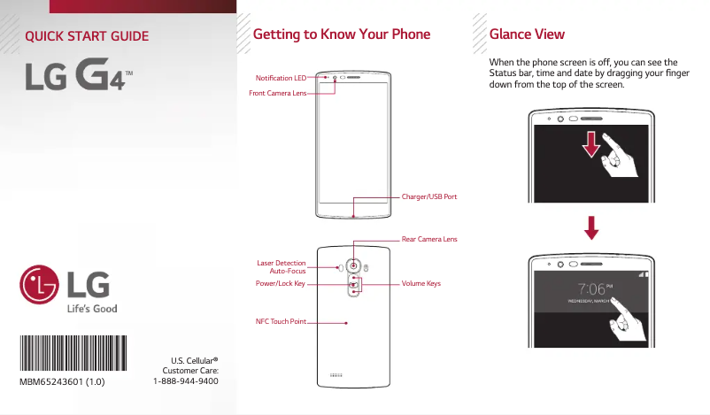 First page image of the manual for G4