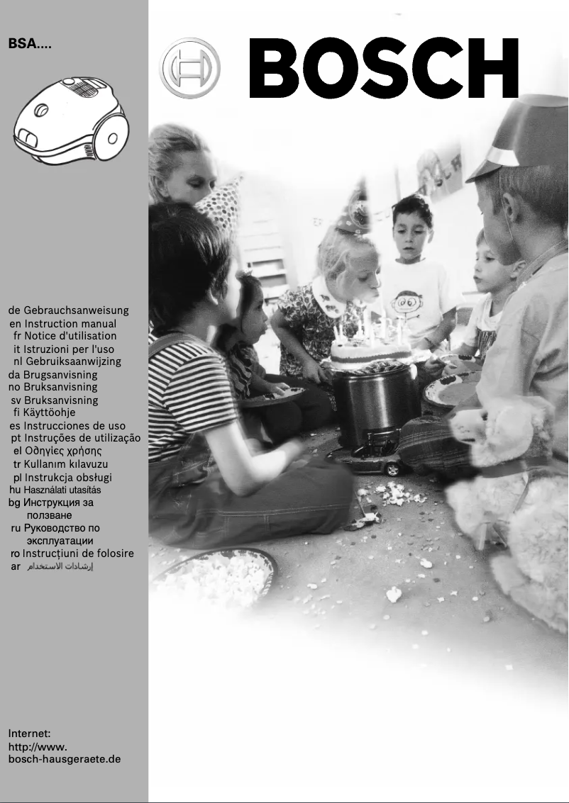 Page 1 of the manual User Manual Bosch BSD 3030