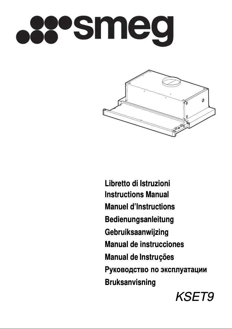 Page 1 of the manual User Manual Smeg KSET9