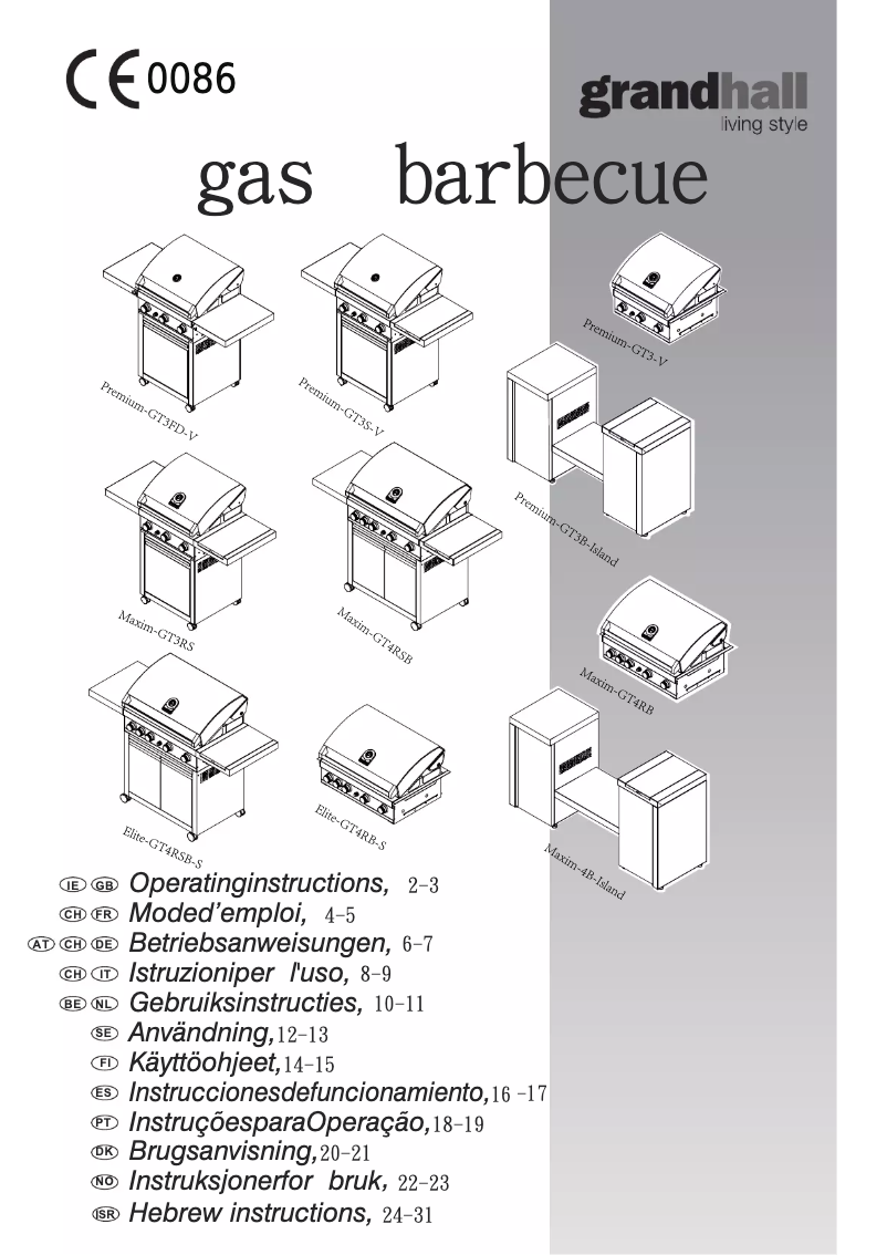 Page 1 of the manual User Manual Grandhall Elite GTI