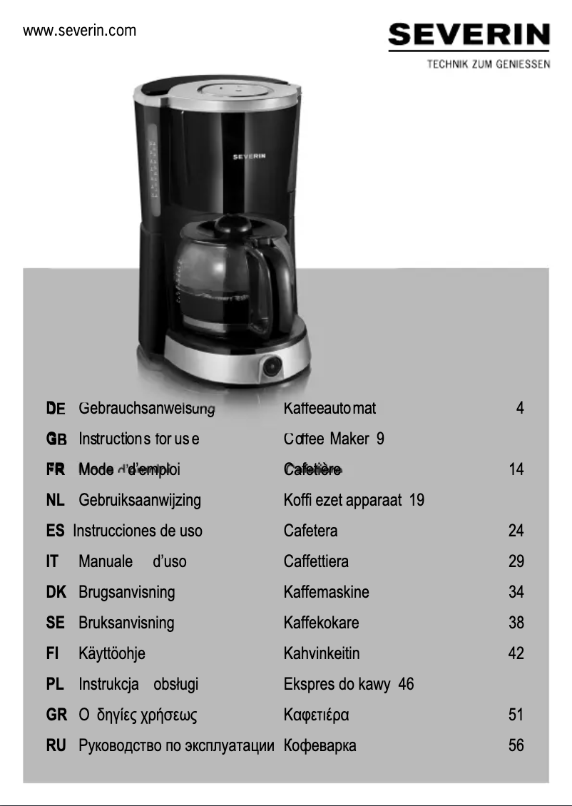 First page image of the manual for KA 9476