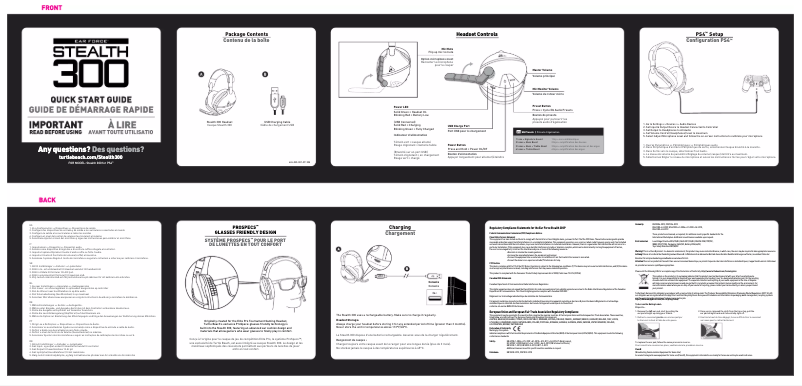 First page image of the manual for Stealth 300X