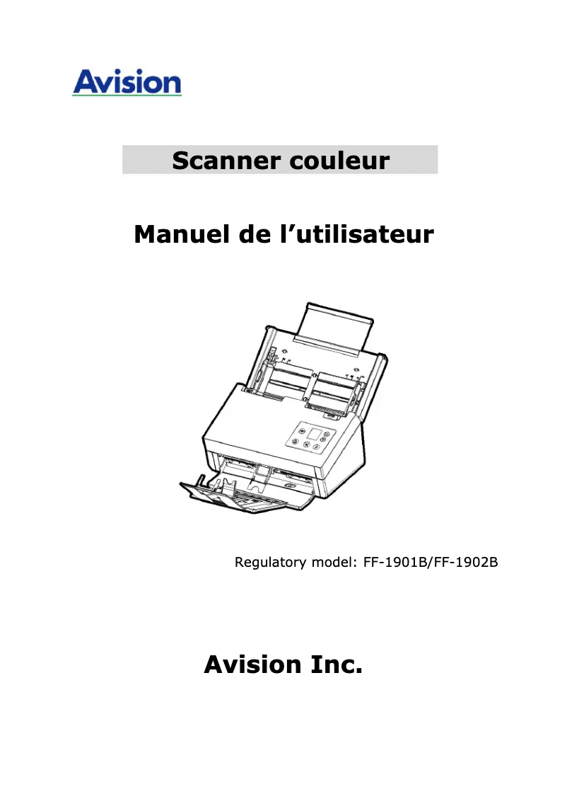 First page image of the manual for AD370N