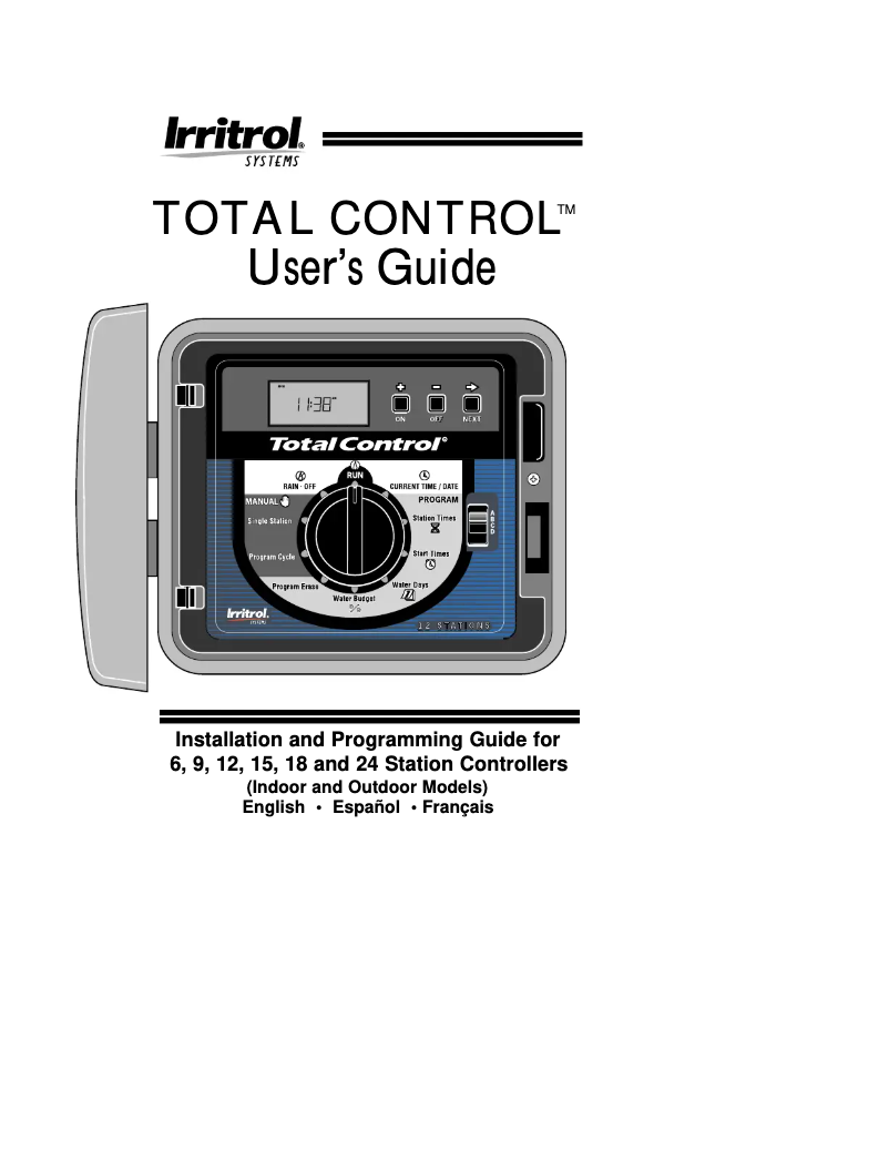 First page image of the manual for TC-18EX-R
