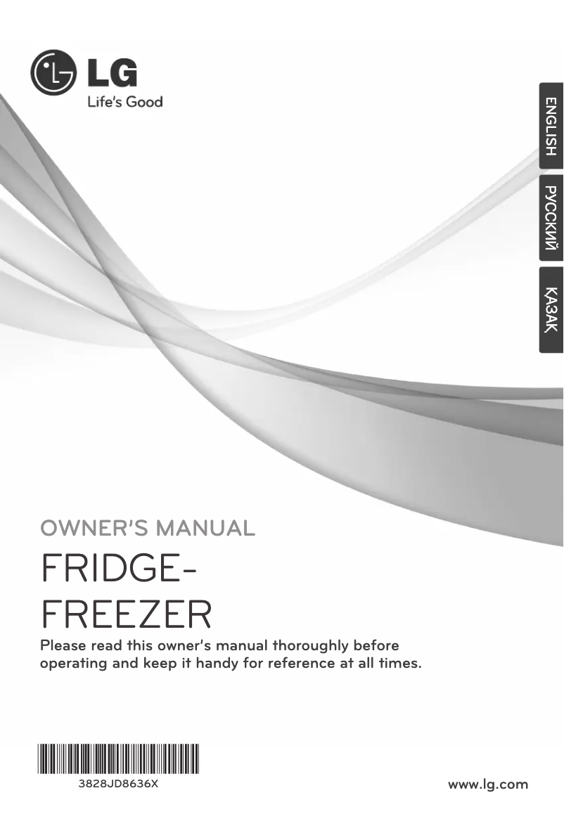 First page image of the manual for GR-N309LLB