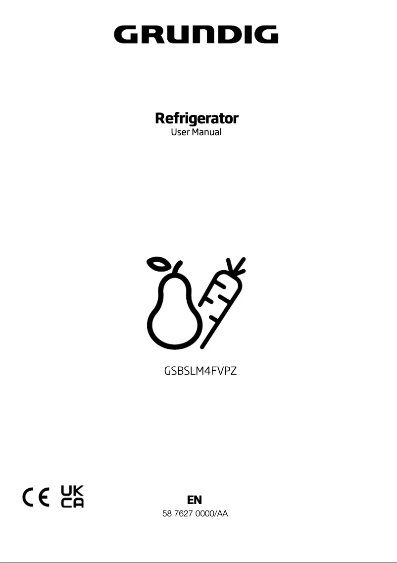Page 1 of the manual User Manual Grundig GSBSLM4FVPZ