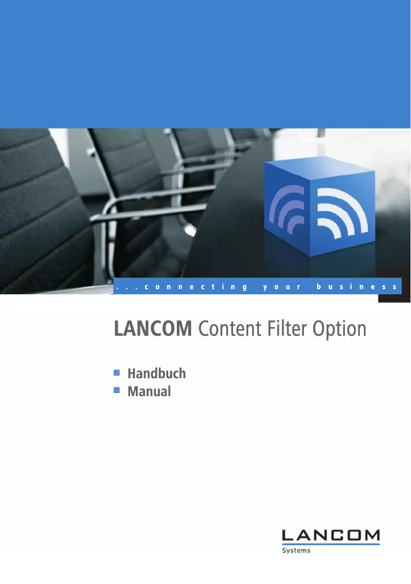 Page 1 of the manual User Manual Lancom 61595