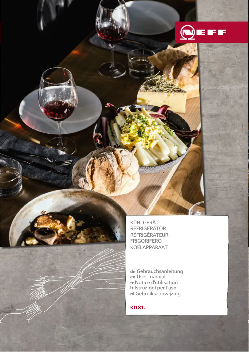 First page image of the manual for KI1816F30