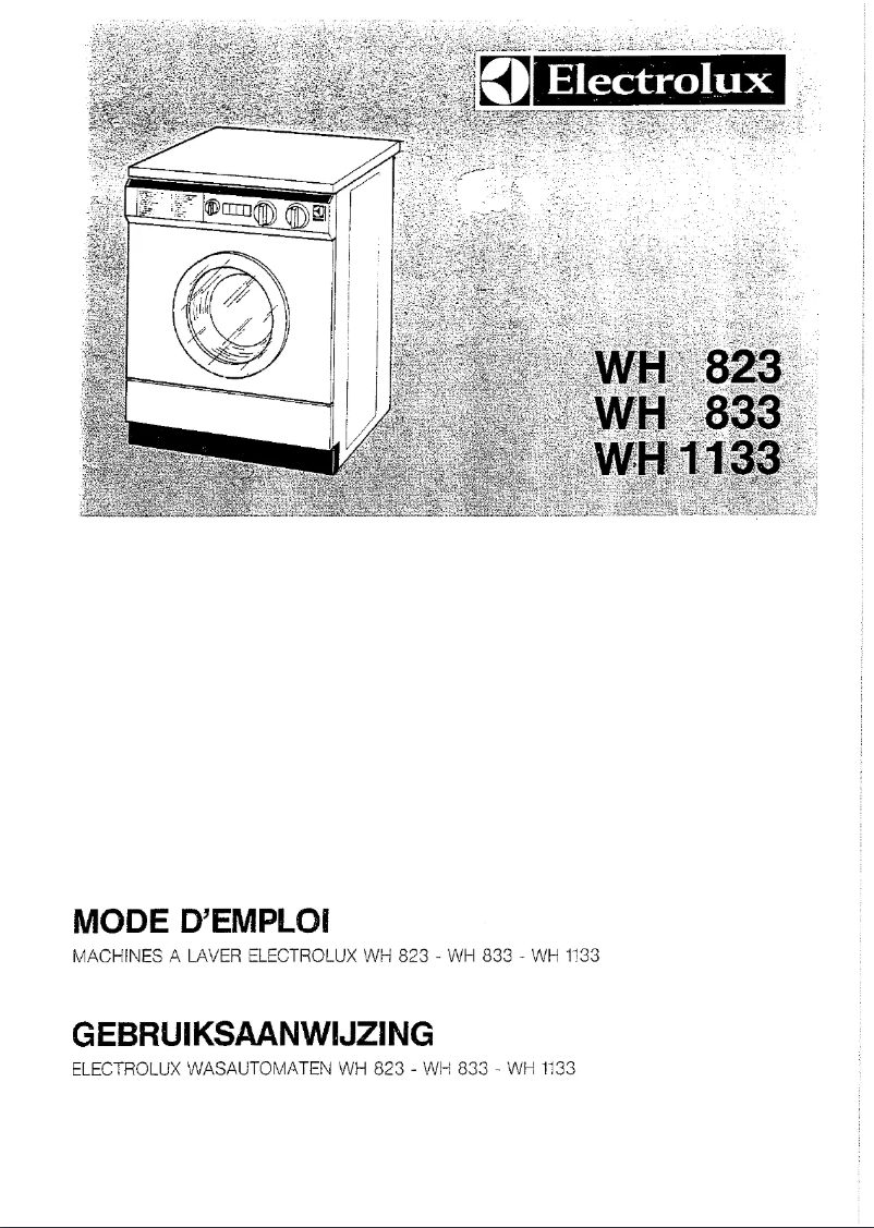 First page image of the manual for WH1133