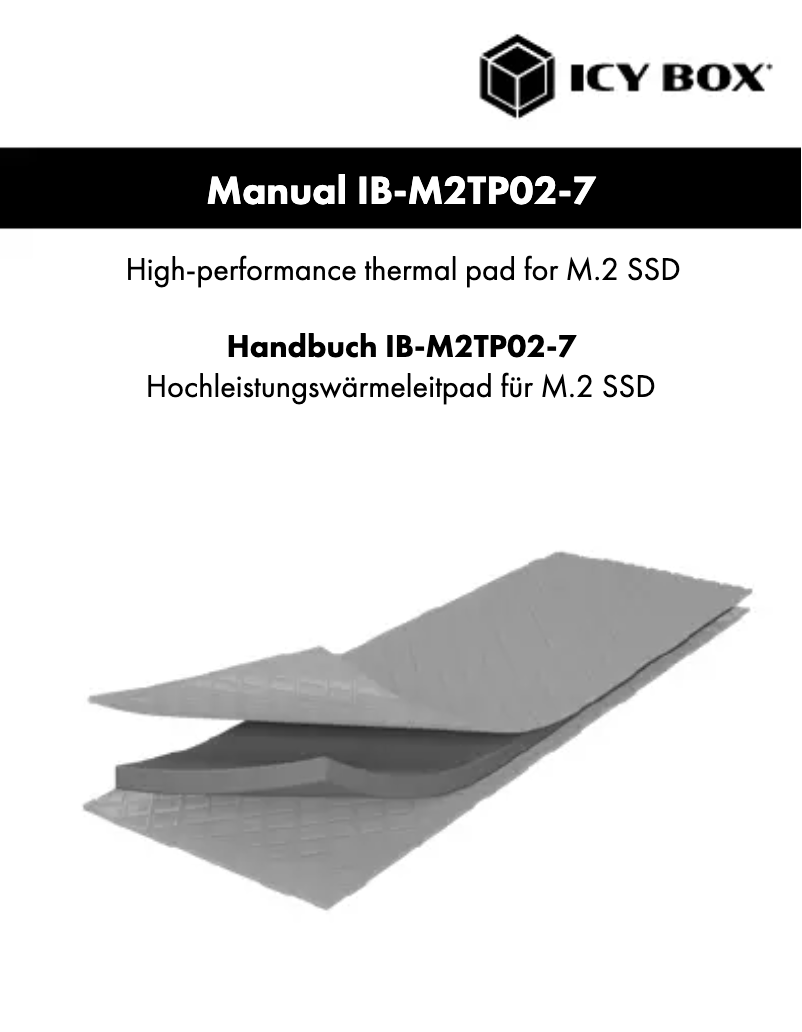 First page image of the manual for IB-M2TP02-7