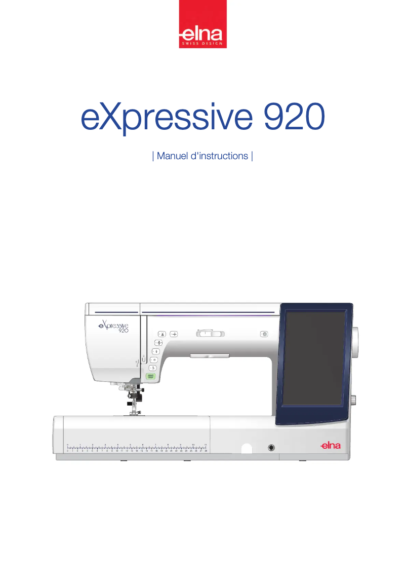 First page image of the manual for eXpressive 920