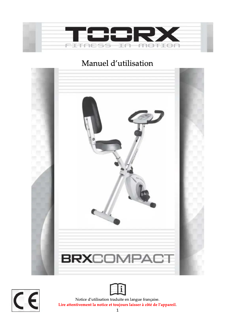 First page image of the manual for BRX Compact