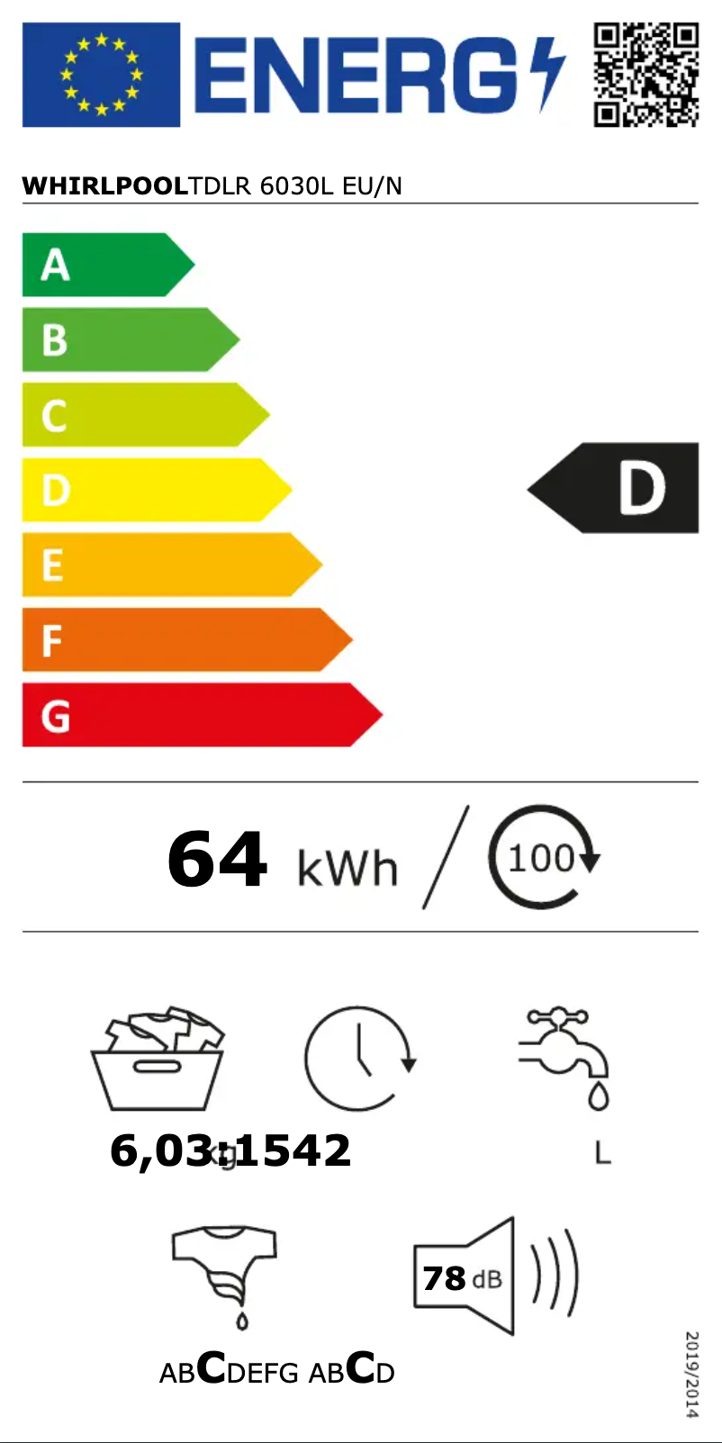 First page image of the manual for TDLR 6030L EU/N