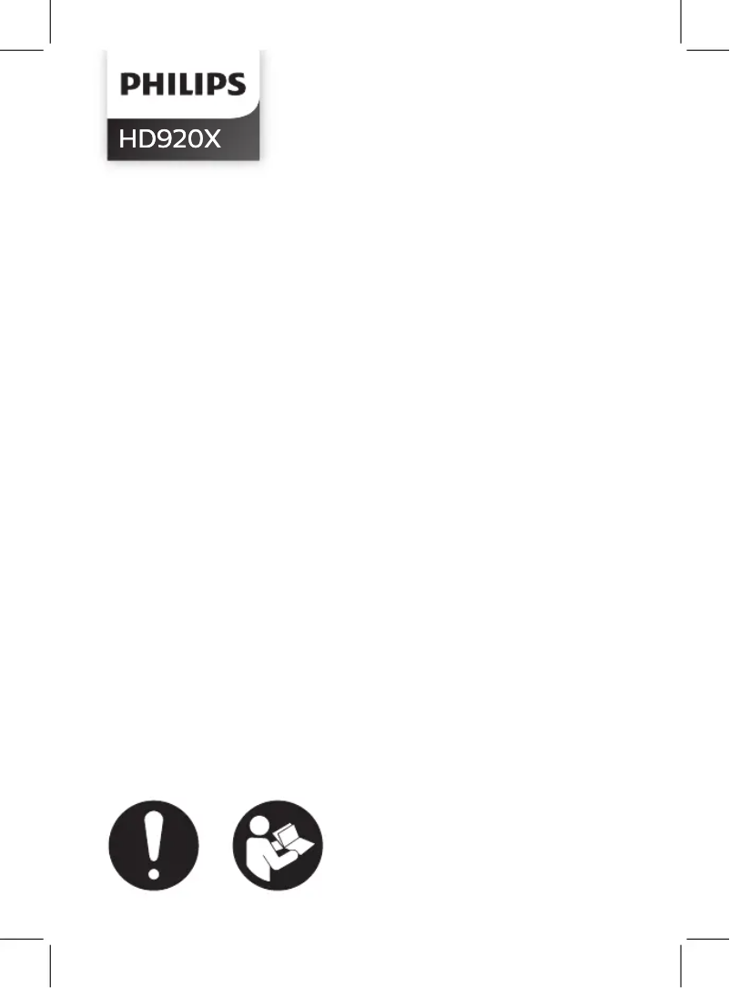 First page image of the manual for Walita RI9201