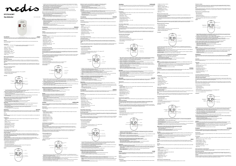 Page 1 of the manual User Manual Nedis DTCTG10CWT