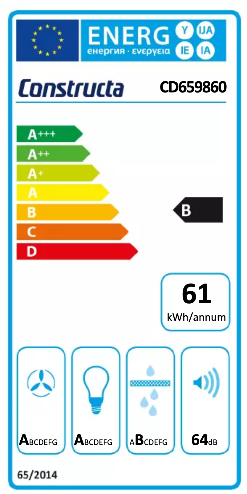 First page image of the manual for CD659860