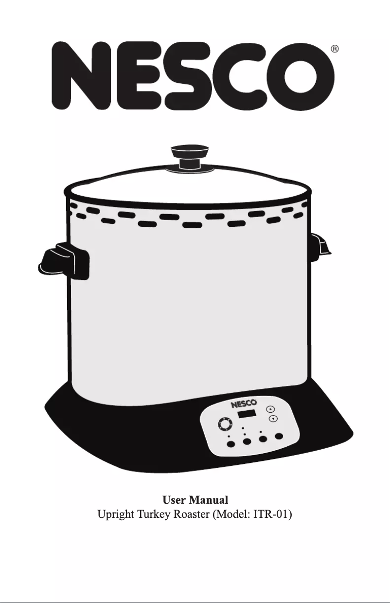 Page 1 of the manual User Manual Nesco ITR-01