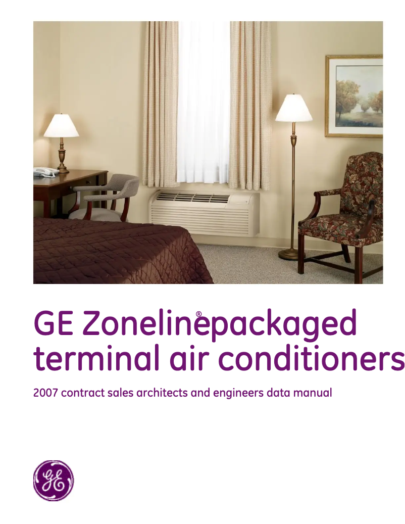 Page 1 of the manual User Manual GE AZ38H15DAB