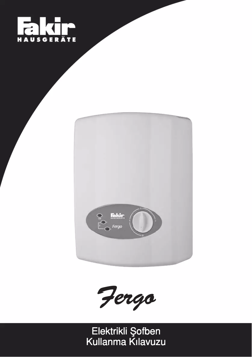 First page image of the manual for Fergo