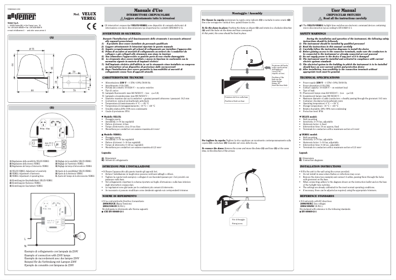 First page image of the manual for Velux