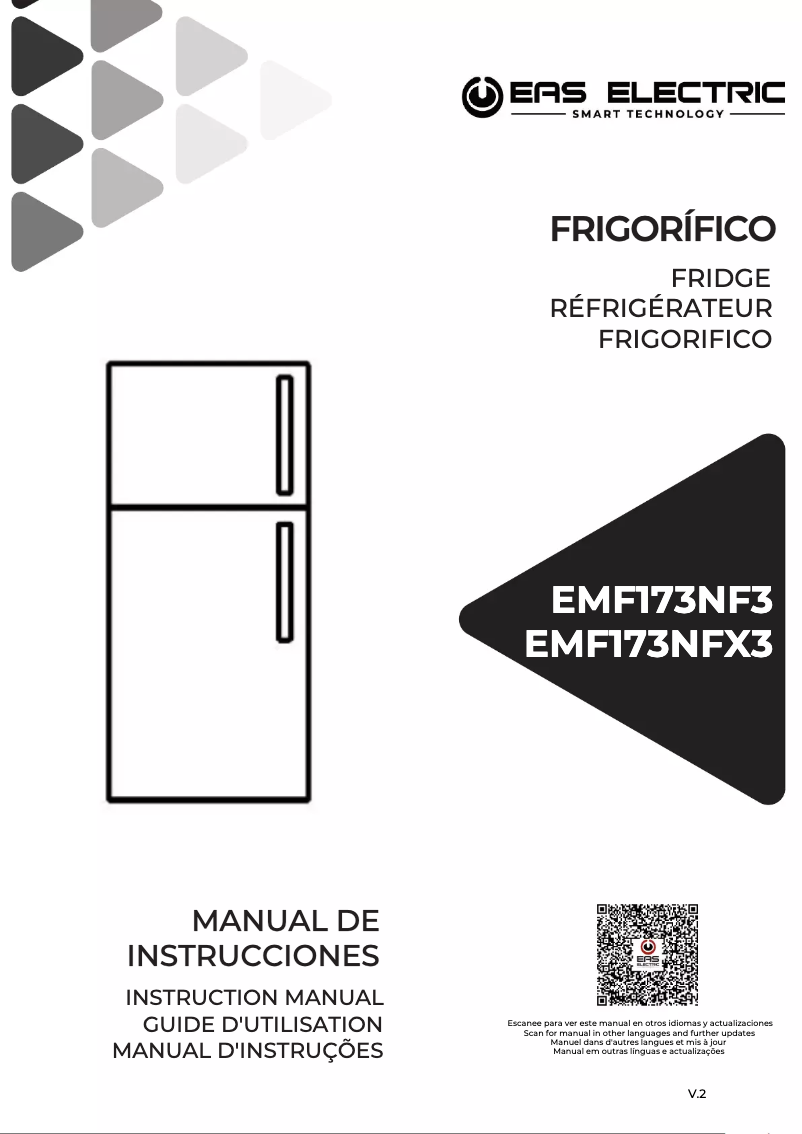 Page 1 of the manual User Manual EAS Electric EMF173NFX3