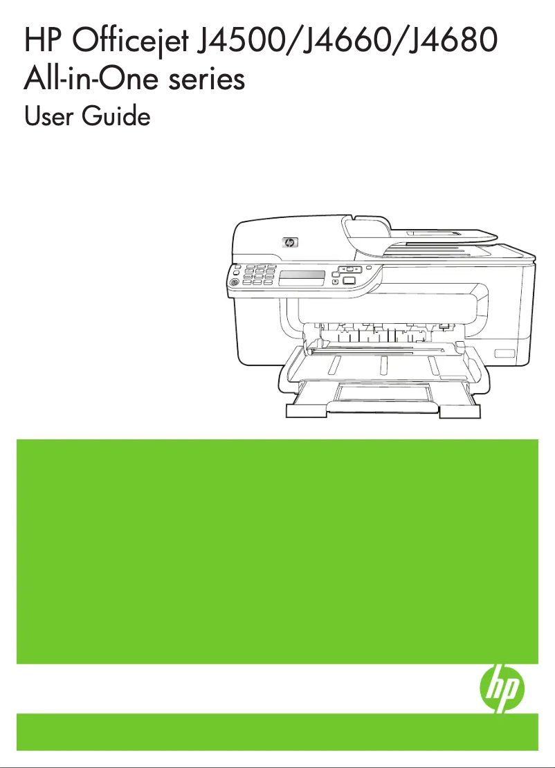 First page image of the manual for Officejet J4660