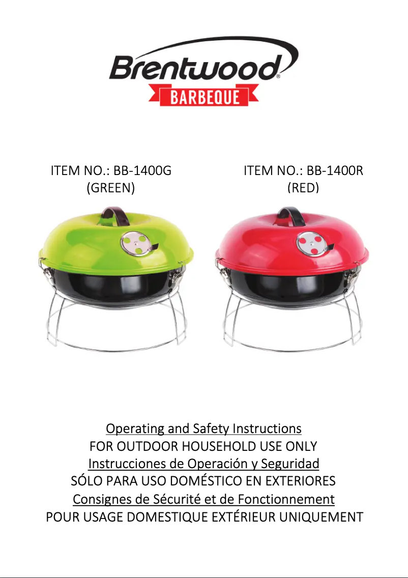 Page 1 of the manual User Manual Brentwood BB-6X20SS