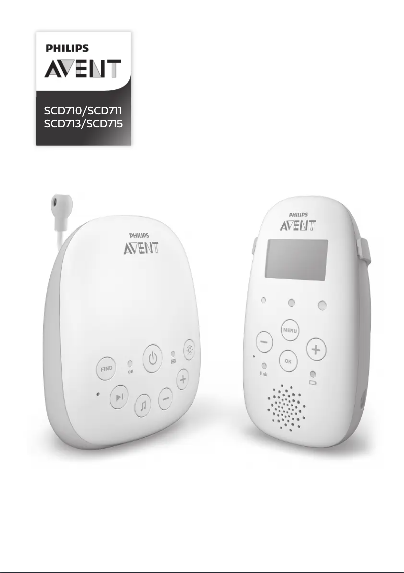 Page 1 de la notice Manuel utilisateur Philips Avent SCD713