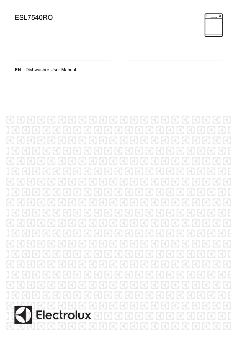 Page 1 of the manual User Manual Electrolux ESL7540RO
