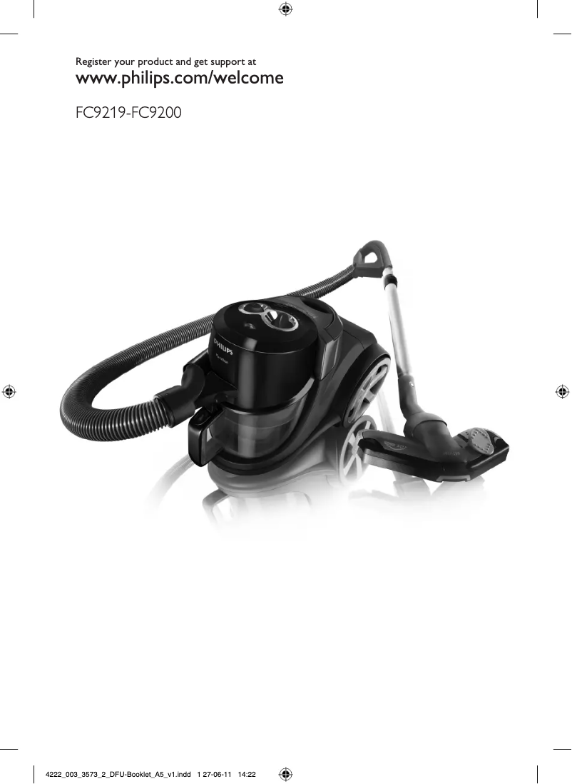 Page 1 of the manual User Manual Philips Marathon FC9218