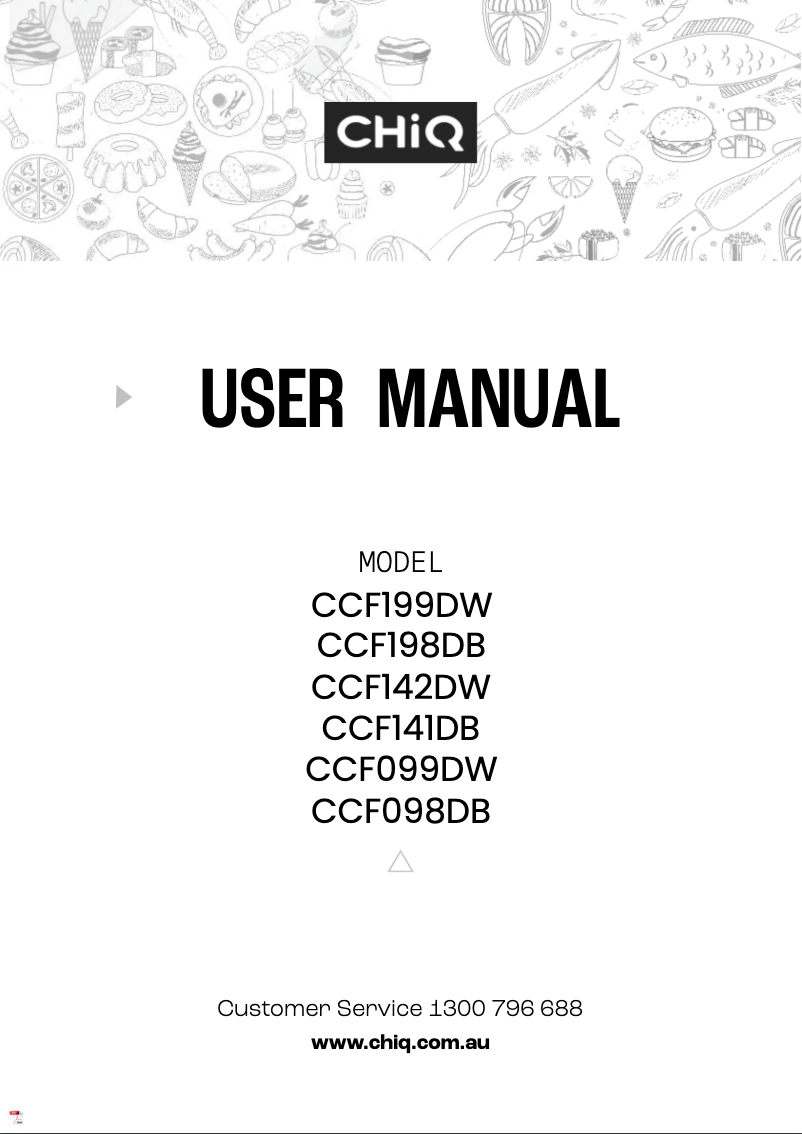 Image de la première page du manuel de l'appareil CCF199DW