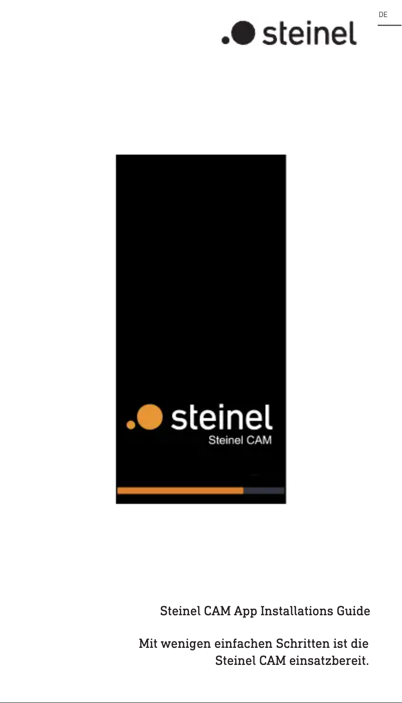 Image de la première page du manuel de l'appareil XLED CAM 1 SC