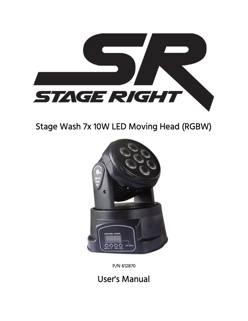 Page 1 de la notice Manuel utilisateur Monoprice 612870