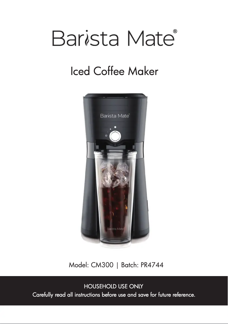 First page image of the manual for CM300