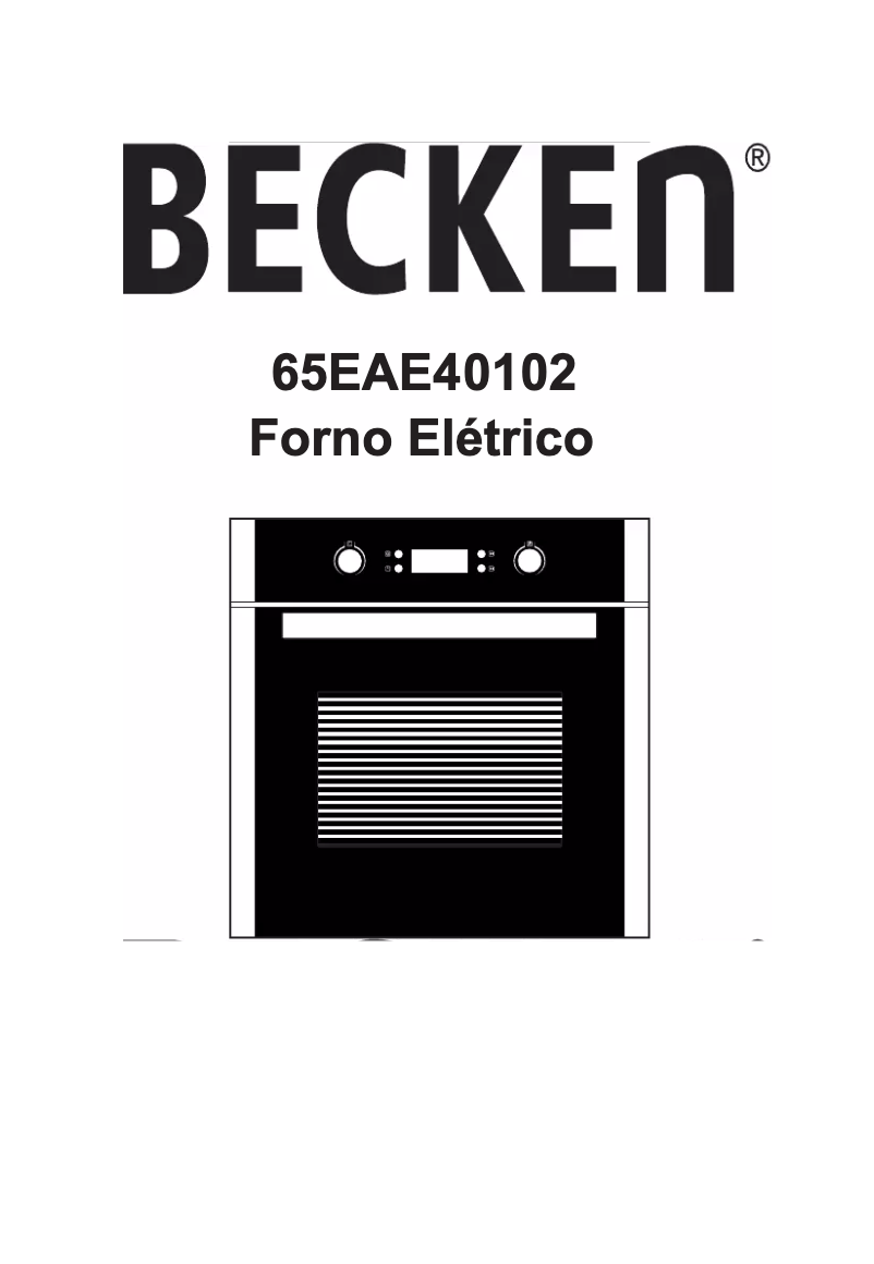 Page 1 of the manual User Manual Becken 65EAE40102