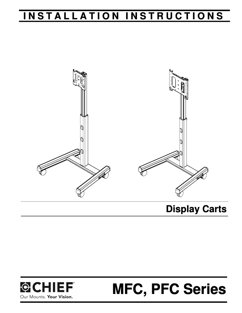 First page image of the manual for PFC2000B