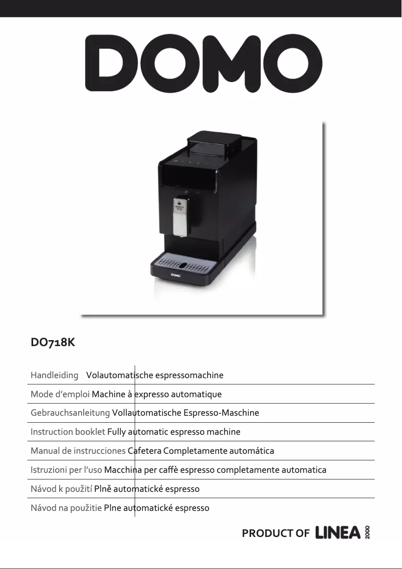 First page image of the manual for DO718K