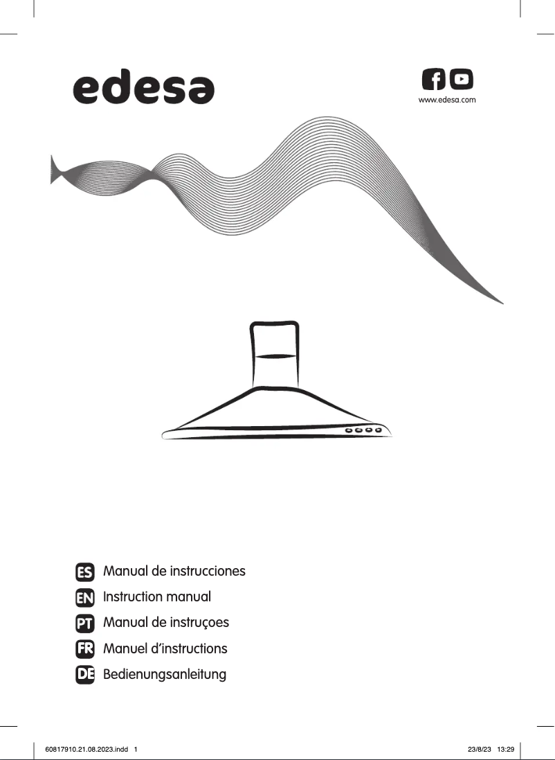 Page 1 of the manual User Manual Edesa ECI-66110 X