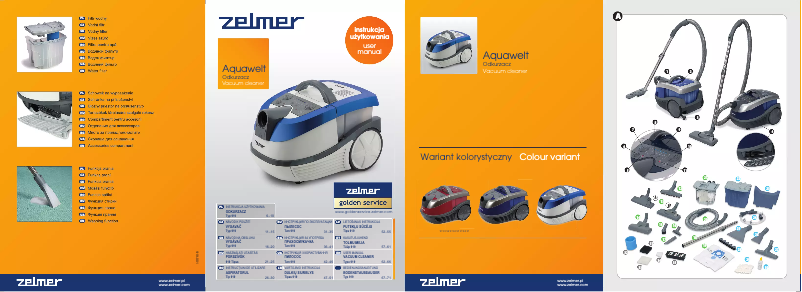 First page image of the manual for Aquawelt 919.0 SP